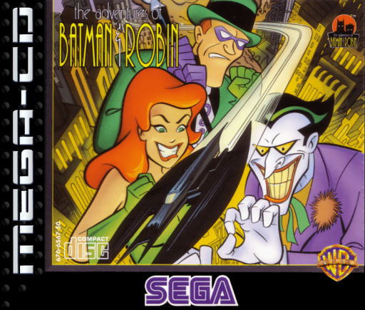 Adventures of Batman and Robin, The (Europe) Sega CD Game Cover
